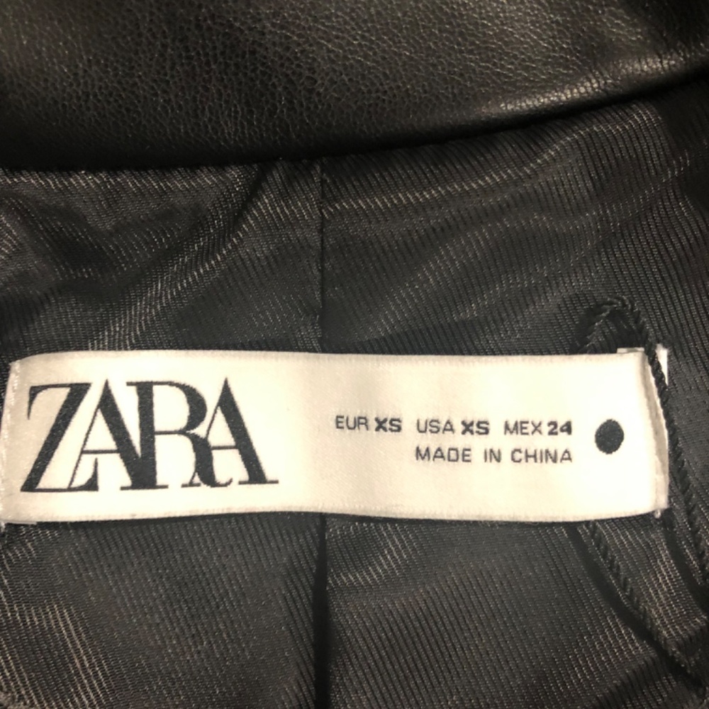 Zara faux leather blazer - Picture 5 of 5